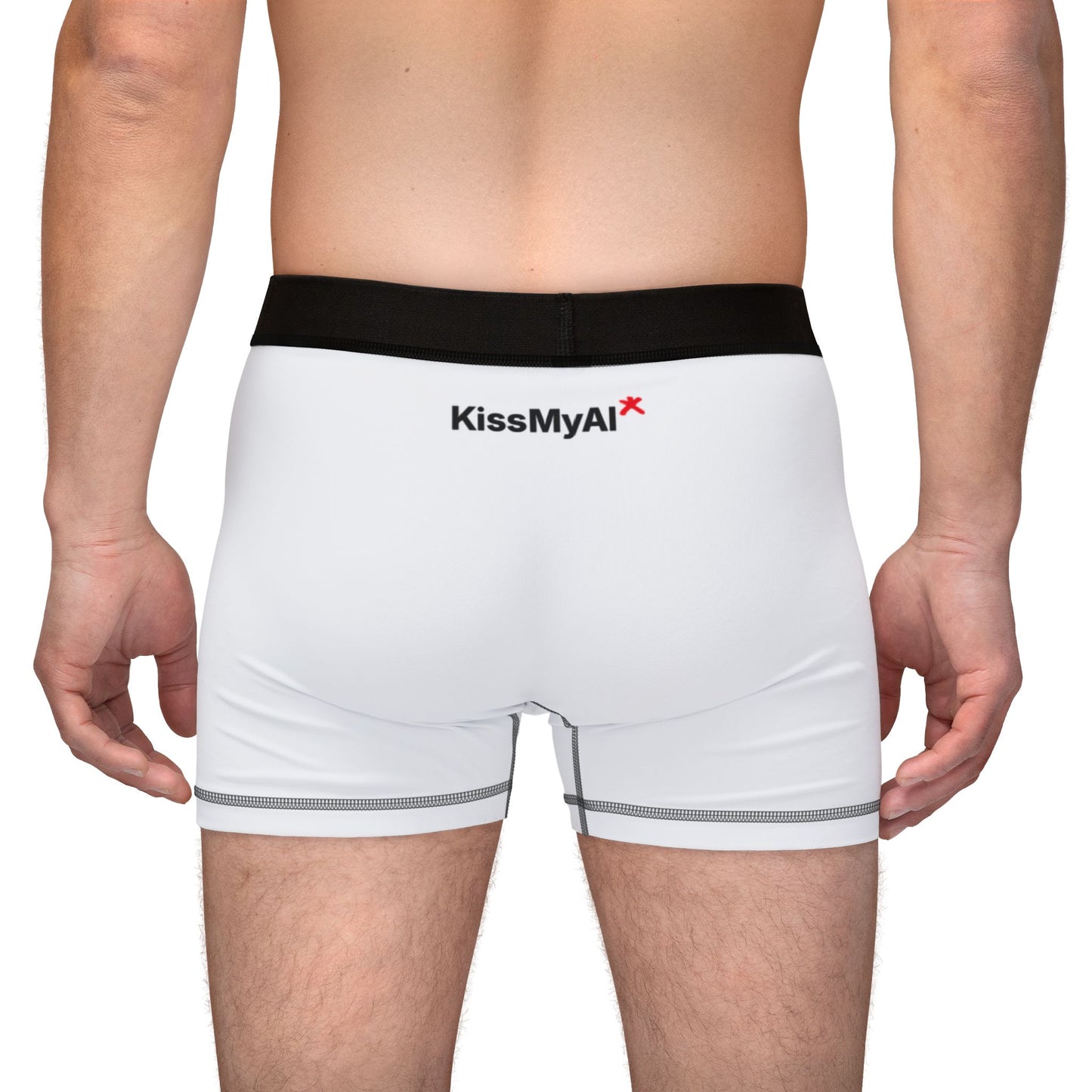 ⚠️ Men’s Boxer Briefs — KissMyAI™ Security Alert Novelty Underwear