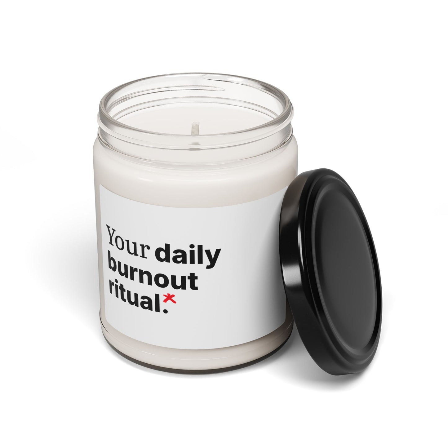Soy Candle — “Your daily burnout ritual.” Scented 9oz Gift Candle