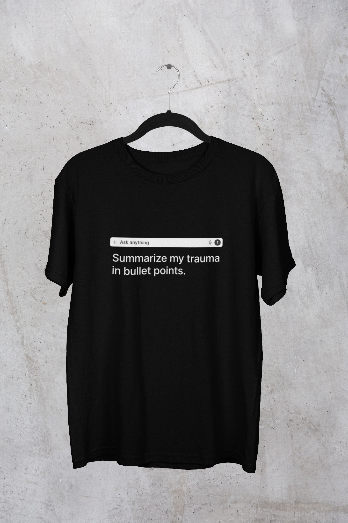 Summarize My Trauma - Dark Tee
