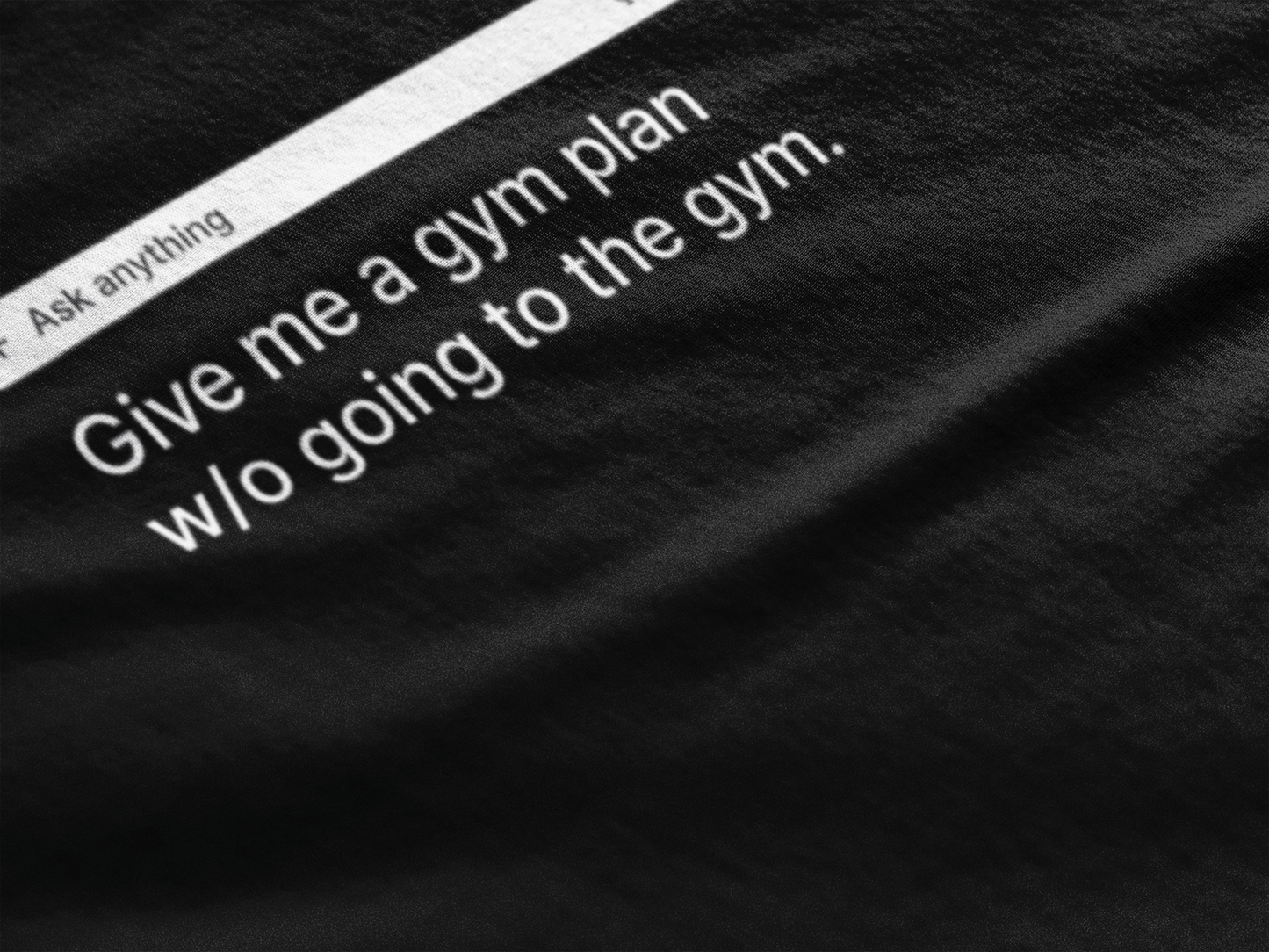 Give Me a Gym Plan - Dark Tee