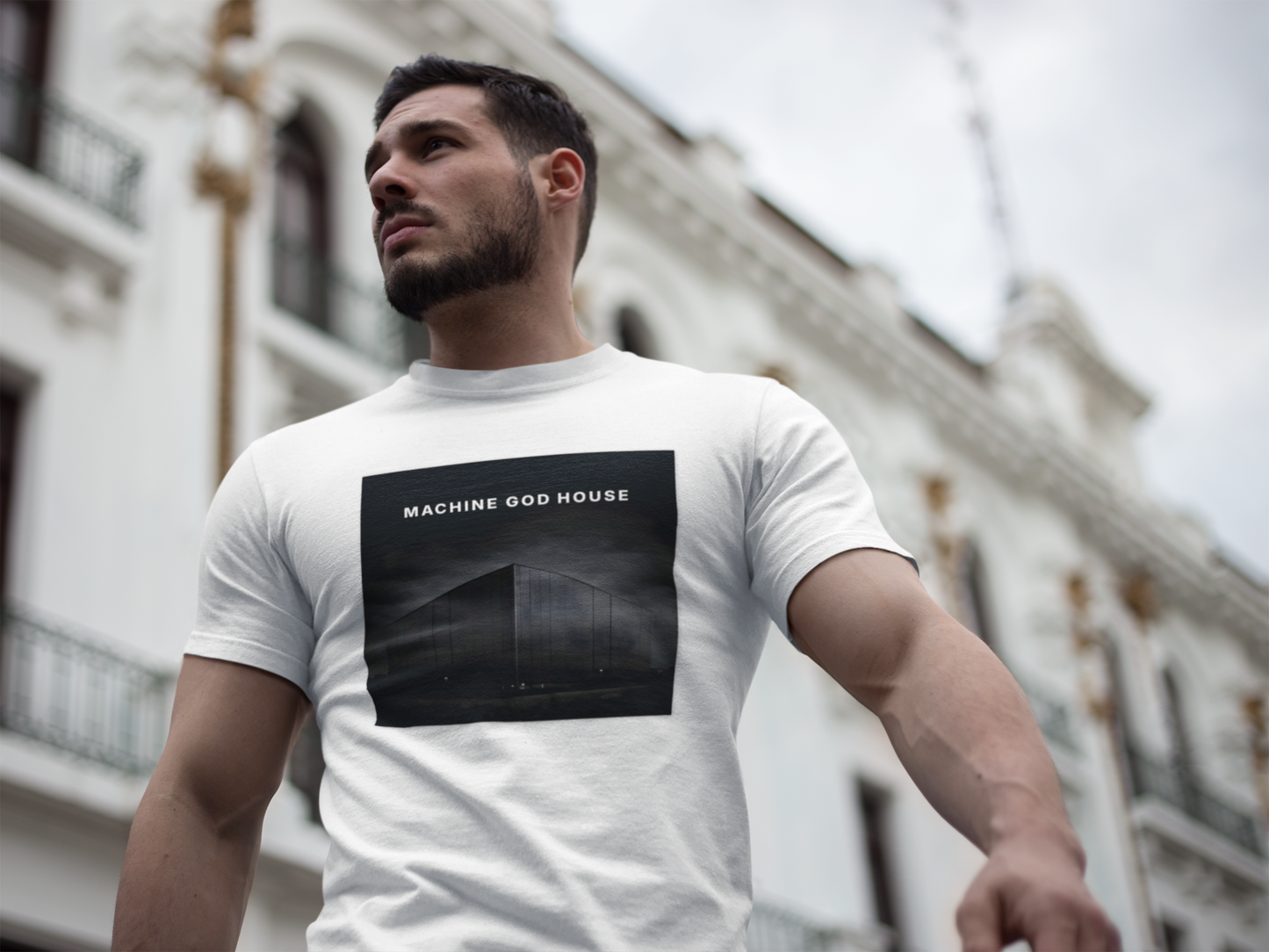 The Machine God House™ — Formerly Known as the Data Center | KMAI Unisex T-Shirt